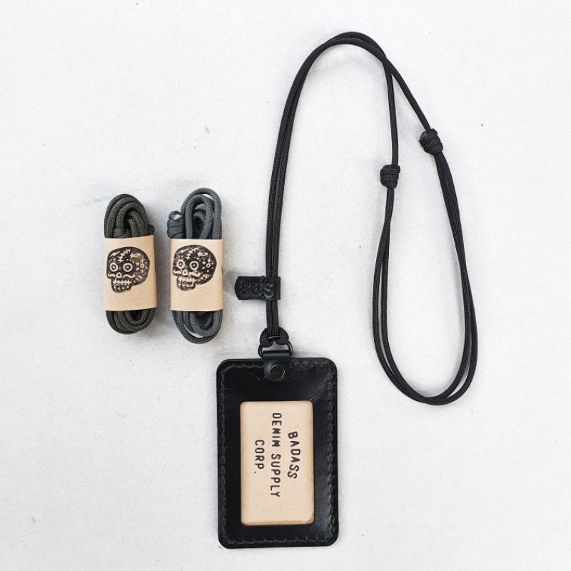 

Bds Leather Id Holder And Lanyard Rope