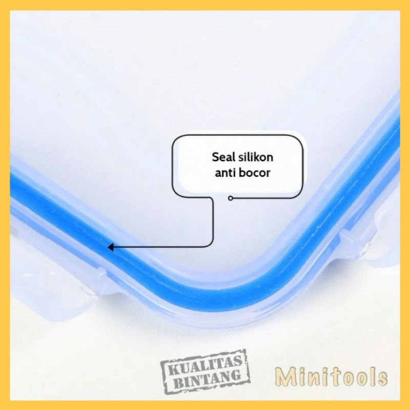 Tempat Kotak Makan / Lunch Box Klip To Keep 1301 Lion Star 950ml KP-67