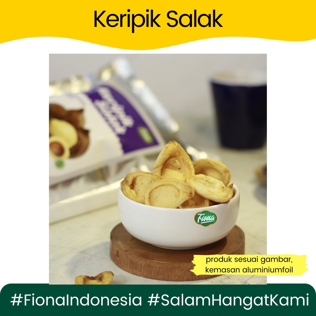 Jual Fiona Keripik Kripik Salak 100 Gram Khas Kota Malang Garansi