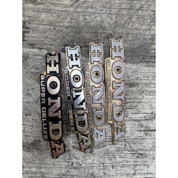 Emblem gl 100 original emblem tengki honda gl 100 original