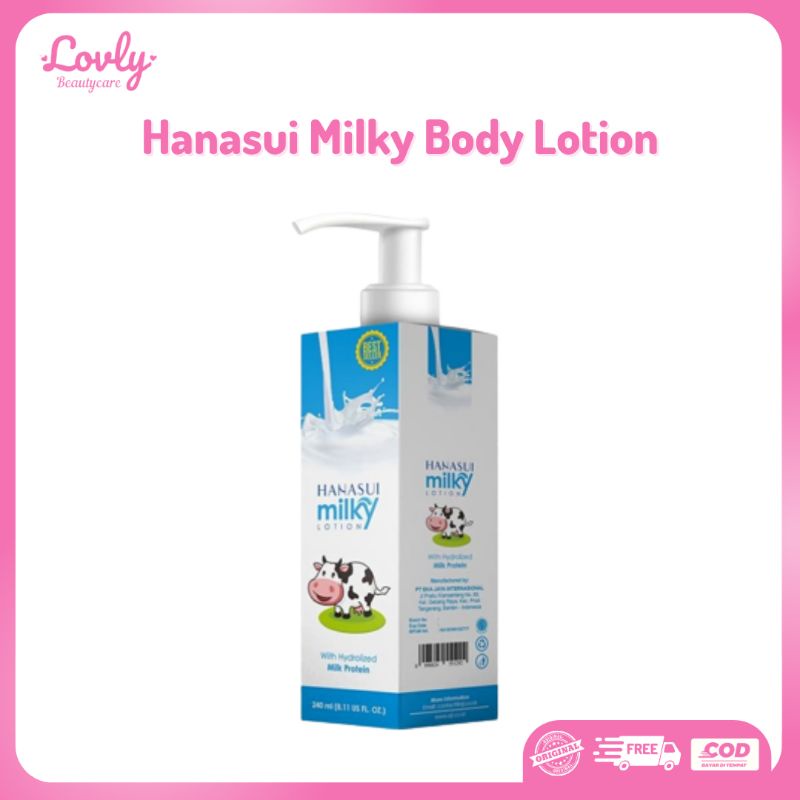 Jual Hanasui Milky Hand Body Lotion 240 Ml Shopee Indonesia