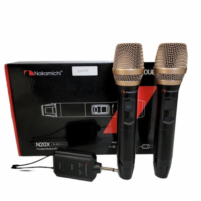 NAKAMICHI N20X / N20 X / N 20X Dual Wireless Microphone Mic Karoeke