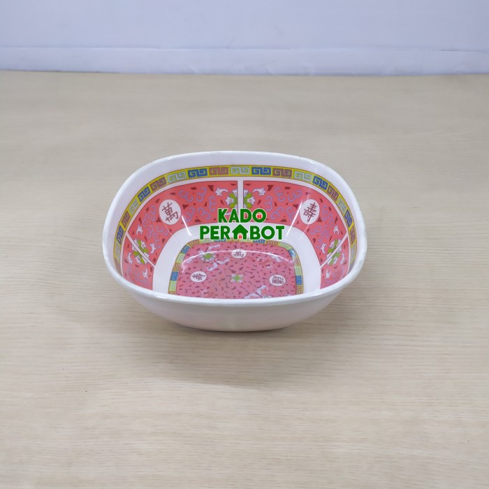 mangkok segi meishing melamine 9066 - mangkok chinese restoran