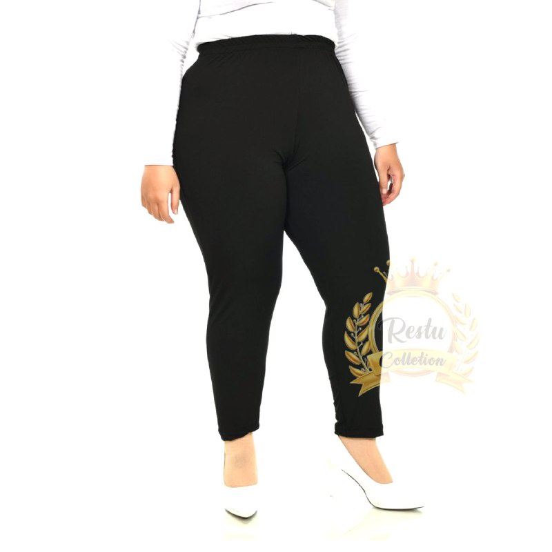 Legging Hitam Standar dan Jumbo Wanita