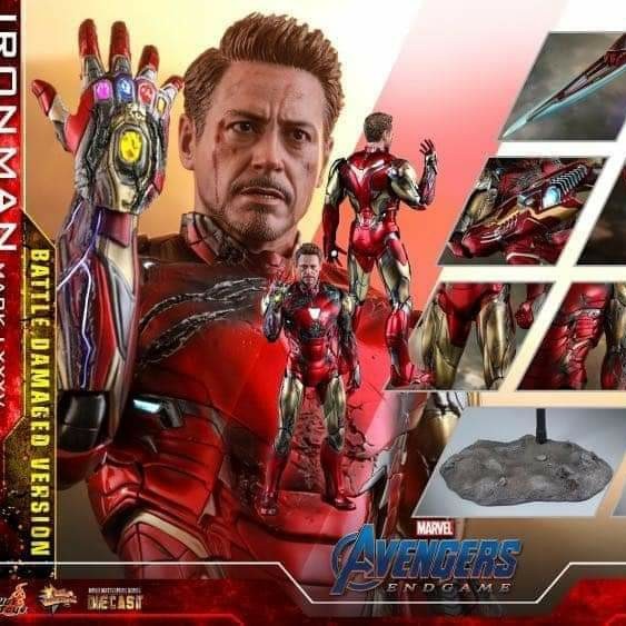 hot toys iron man mark 85 battle damaged Reguler Vers MISB