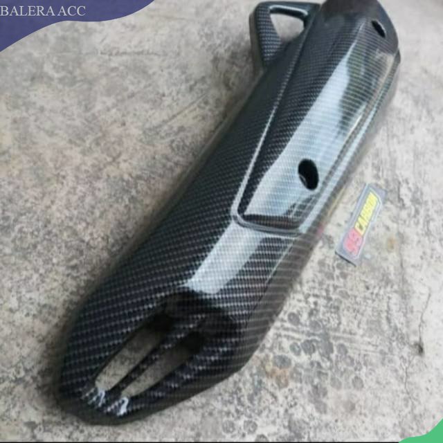 Cover tutup knalpot carbon yamaha Nmax