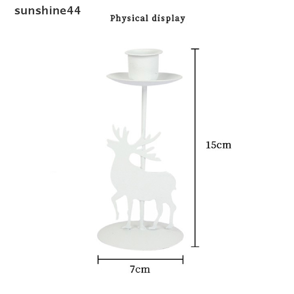 Sunshine Hiasan Gantung Bentuk Snowflake / Rusa Bahan Besi Tempa Untuk Dekorasi Natal / Tahun Baru