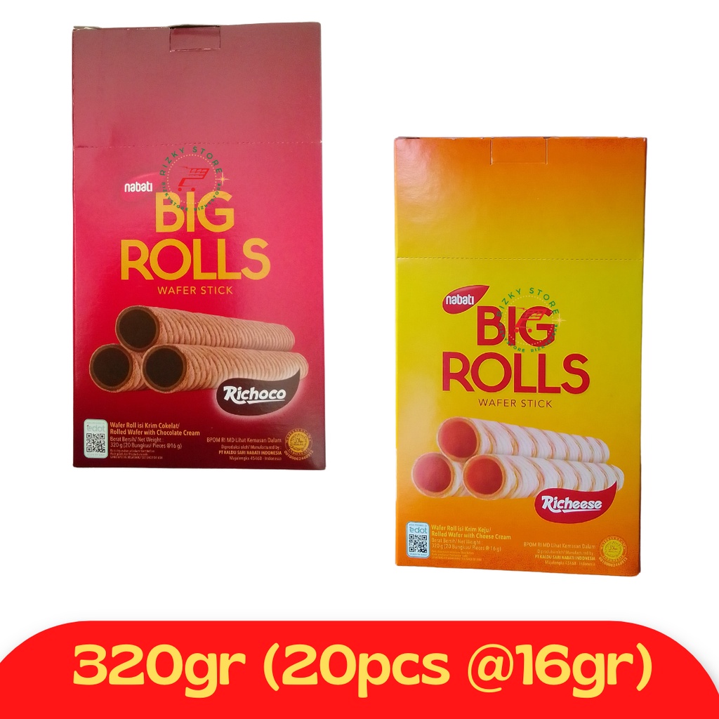 Nabati Big Rolls 320gr (20pcs @16gr)