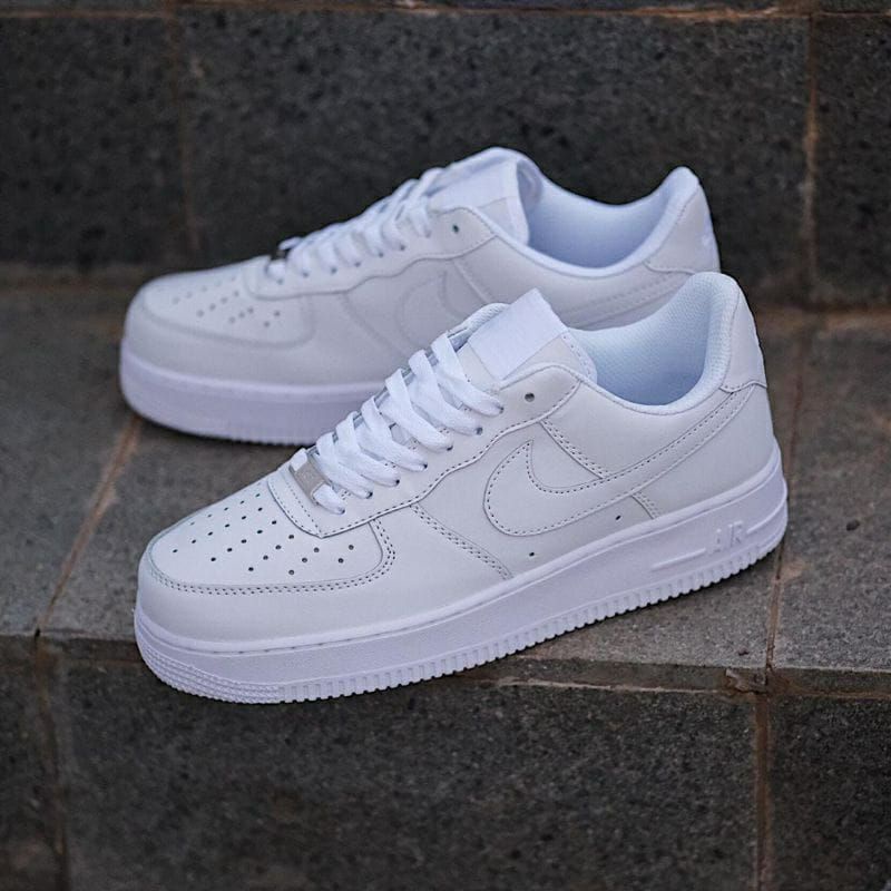 Sepatu Sneaker Air Force1 perempuan/laki laki hitam/putih Size 36-44