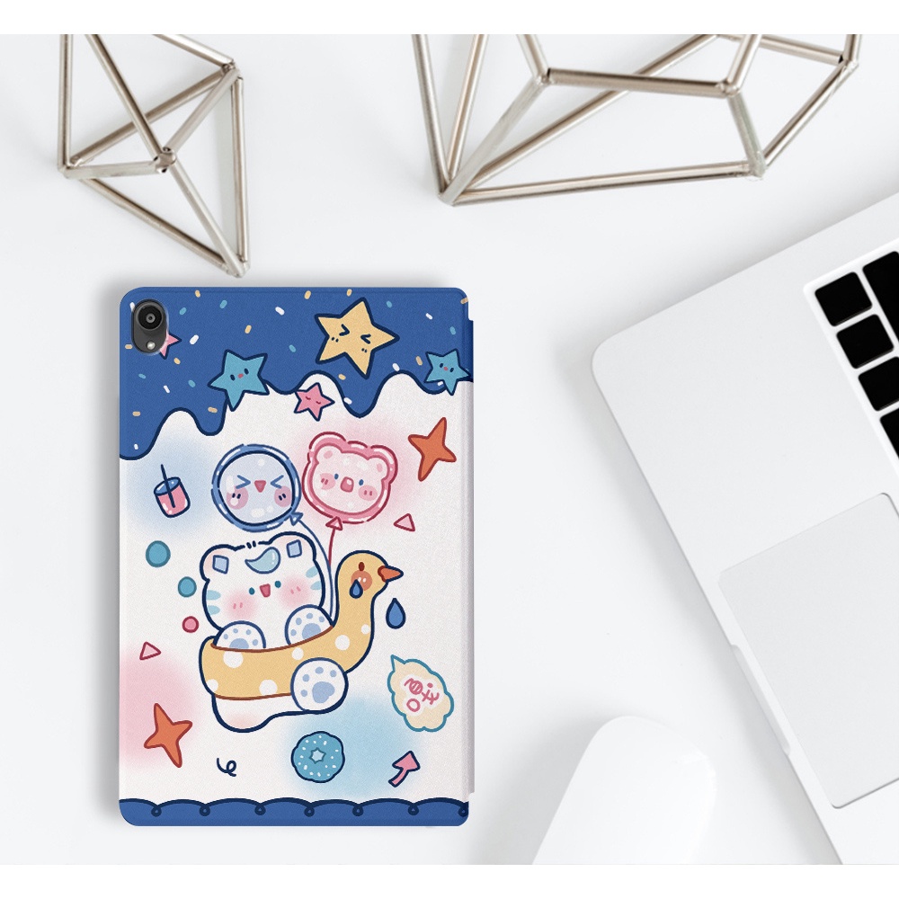 Flip Case Bahan Kulit Motif Kartun Untuk Lenovo Tab P11 Plus 11 TB-J606 J606F / N TB-J616 J616F TB-J607 J607F / N P11 Pro 11.5 &quot;TB-J670