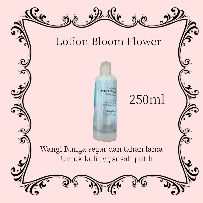 Body Lotion GLOW SERIES , ELLEMORE Whitening Lotion Hand body lotion Premium 250ml