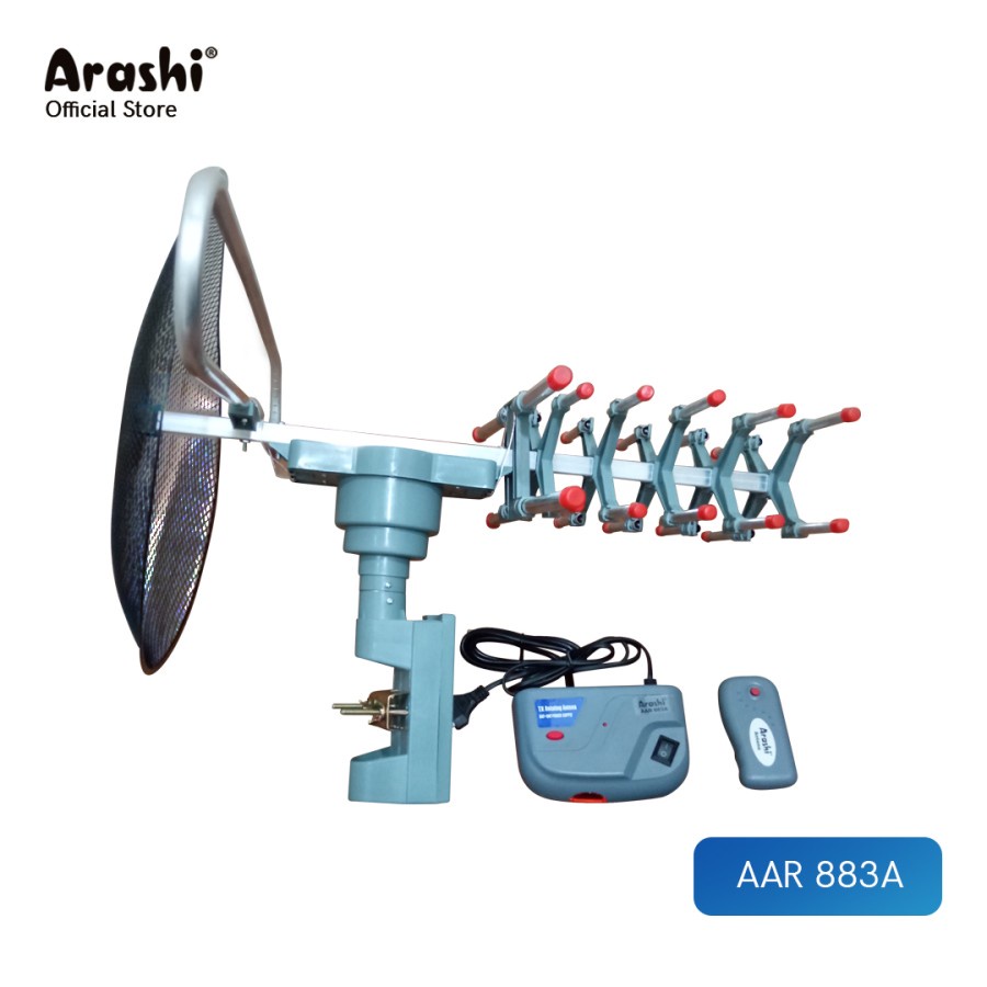 Arashi Antena Remote AAR 883A / Antena TV DIGITAL Outdoor + Remote