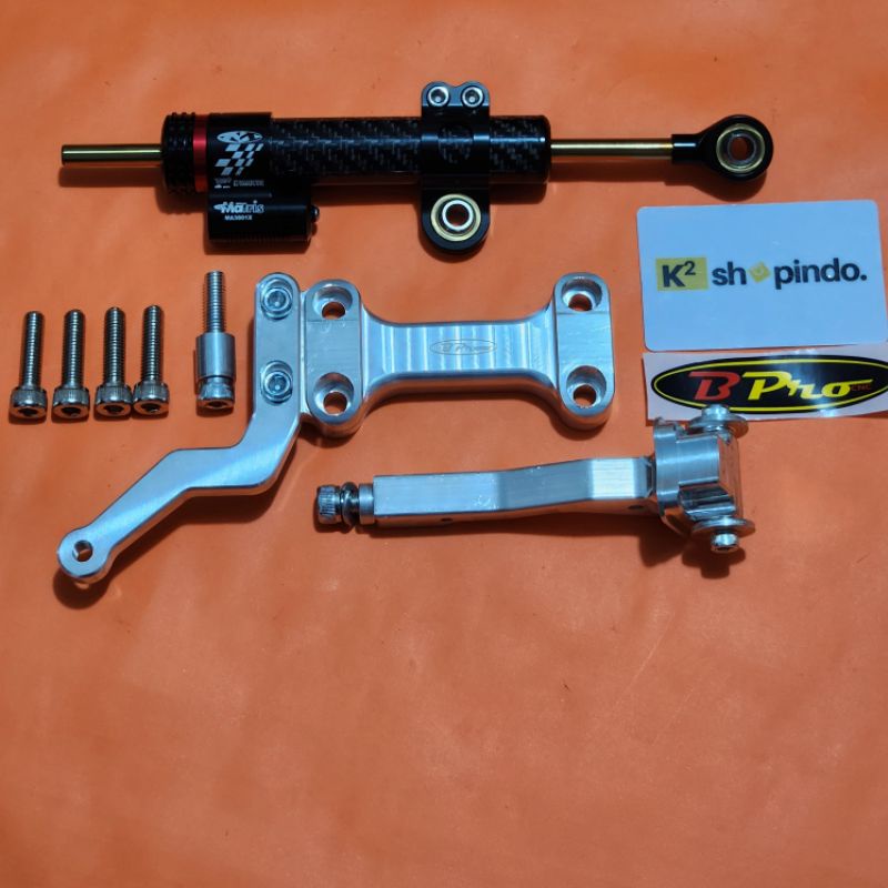 Bracket Stabilizer Rx King Bpro dan Stabilizer Matris Steering Dumper Damper Rx King