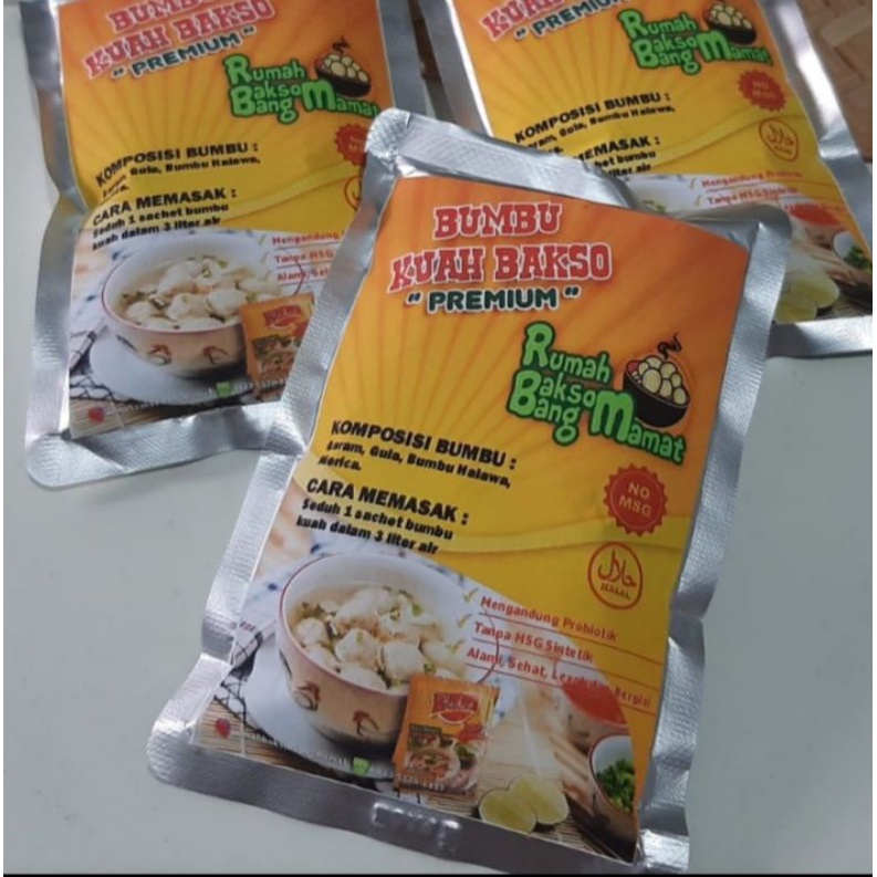 

Bumbu Bubuk Kuah Bakso Premium Bumbu Bakso 3 Liter Air