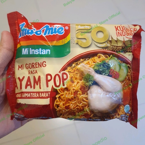 

INDOMIE Mie Goreng Ayam Pop Khas Sumatera Barat Pack 85gr