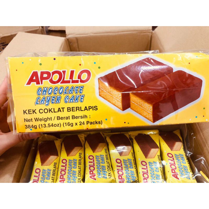 

apollo coklat cake bolu layer apolo