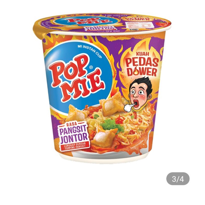 

Pop Mie Kuah Pedas Dower Pangsit Jontor 75 g