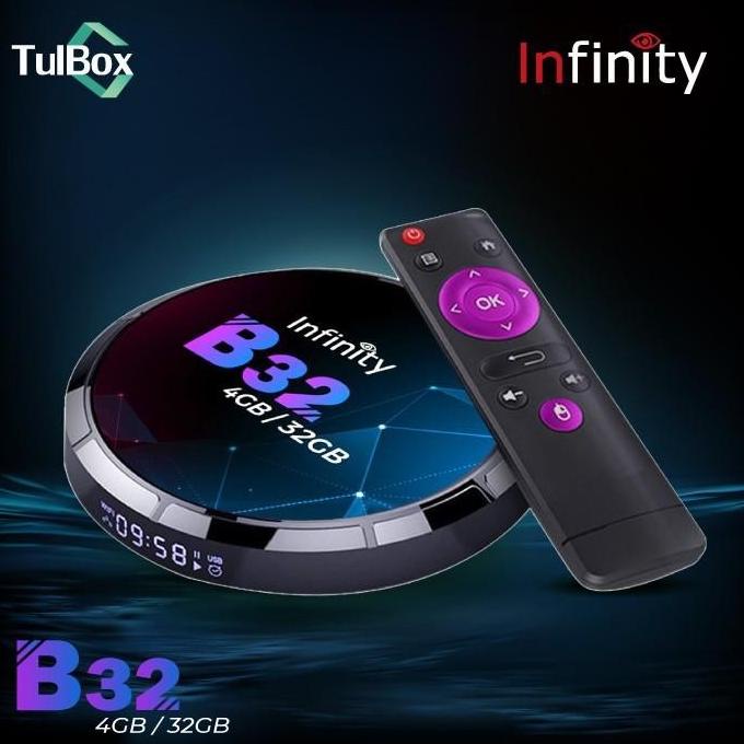 TV ANDROID BOX INFINITY B32 RAM 4GB ROM 32GB WIFI BLUETOOTH LAN