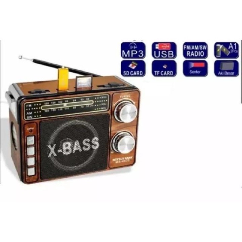 RADIO SONIA SN-4020BT X-BASS FM/AM/SW 3BAND PEMUTARAN MUSIK//RADIO BLUETOOTH SONIA SN-4020BT X-BASS