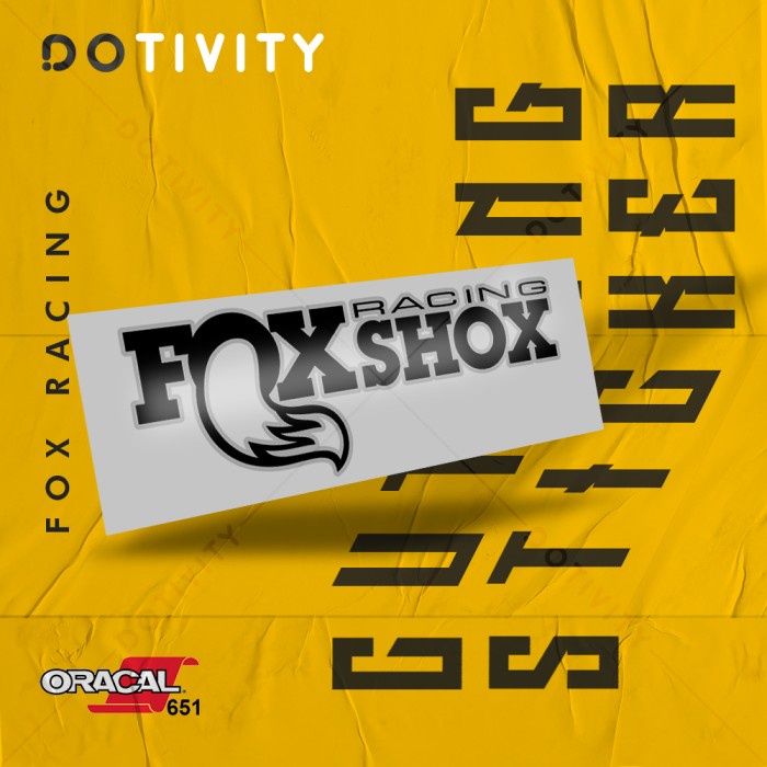 

Cutting Sticker FOX RACING V3