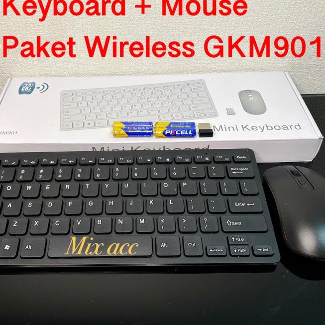 GKM901 MINI KEYBOARD WIRELESS + MOUSE WIRELESS COMBO SET