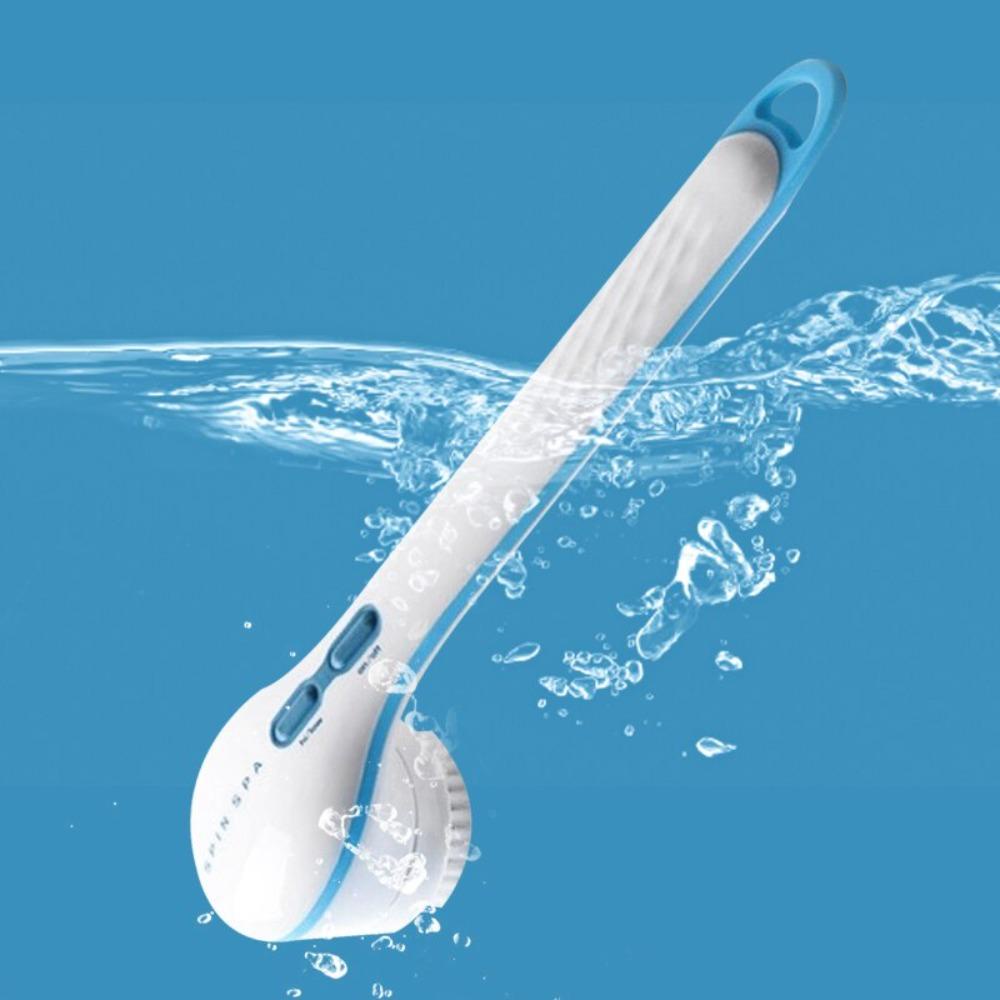 Solighter Spinning Spa Brush Elektrik Anti Air Pembersih Mandi Bath Shower Brush