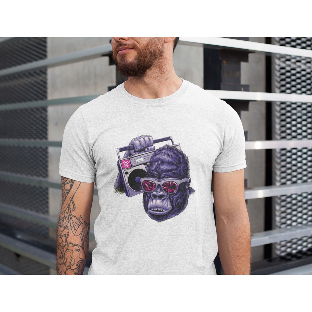 KAOS PRIA PREMIUM - TSHIRT PREMIUM KINGKONG MUSIC