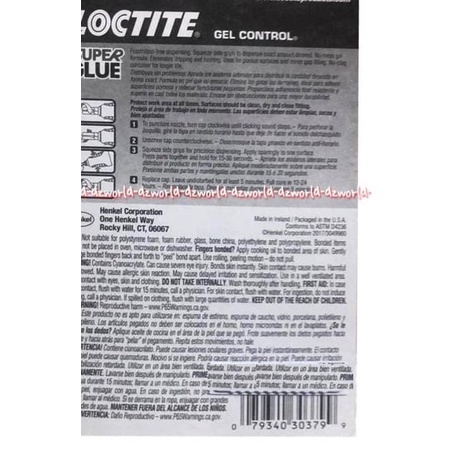 

Loctite Super Glue Gel Control Lem Serbaguna Perekat Multifungsi 4gr