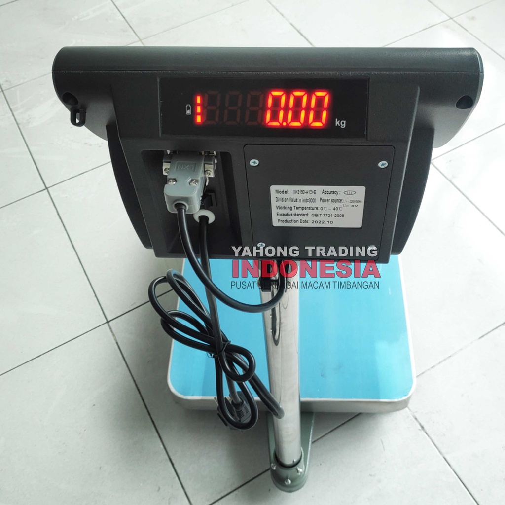 Timbangan Barang Digital Bench Scale A12E Dual Display 300kg