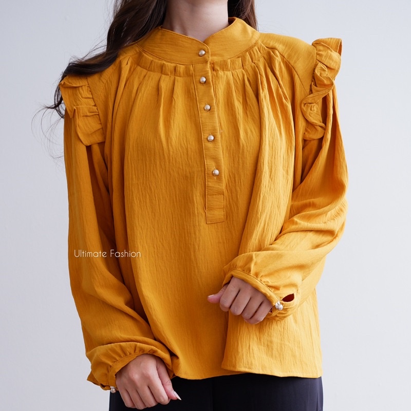 Sohee Blouse Import - Atasan Crinkle Premium - Top Wanita Busui Rakku