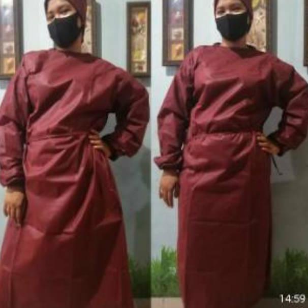 ㆊ Gown APD Medis GSM60 plus haircap ㄺ