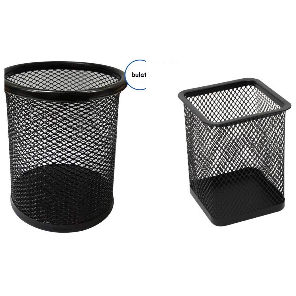 

TEMPAT ALAT TULIS BENTUK JARING KOTAK BULAT / PEN HOLDER / DESK SET / PEN STAND