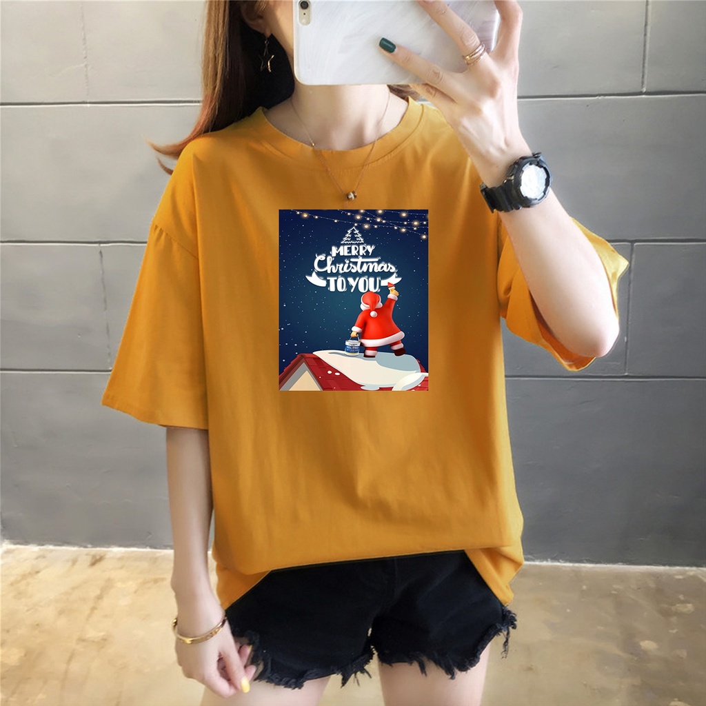 KAOS 0VERSIZE WANITA SPECIAL CRISTMAS EDITION 6