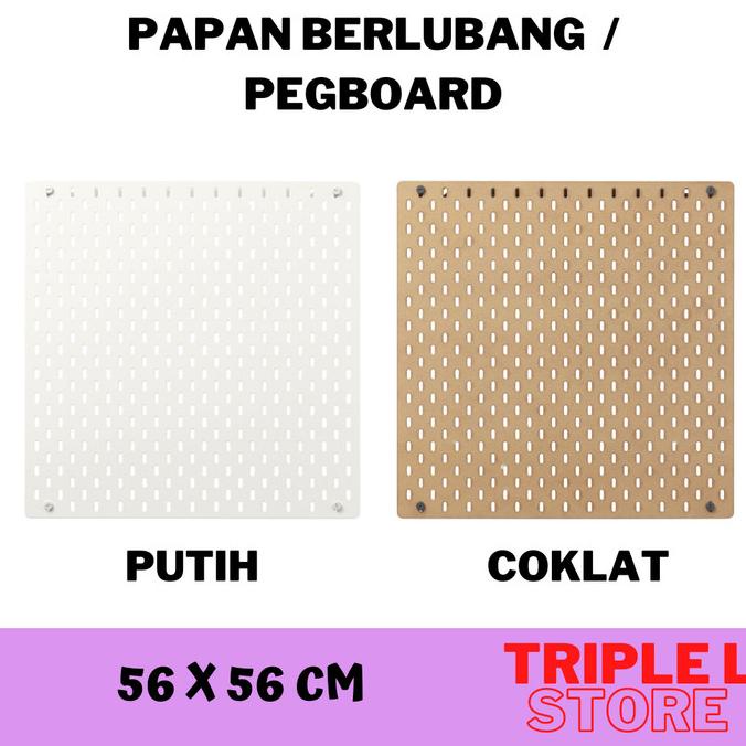 

BISA COD Papan Berlubang Pergboard Tempel Dinding 56x56 cm /ALAT TULIS AESTHETIC/ALAT TULIS SEKOLAH/ALAT TULIS SET/ALAT TULIS LENGKAP/ALAT TULIS ANAK/ALAT TULIS LUCU