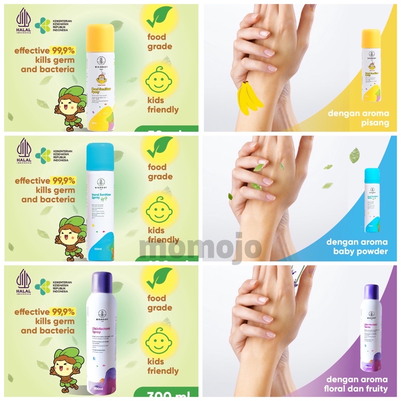 BIGROOT Care Food grade Kid Friendly Hand Sanitizer Spray | Disinfectant Spray