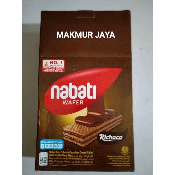 

RICHEESE NABATI WAFER COKELAT (1 KOTAK ISI 20 SACHET)