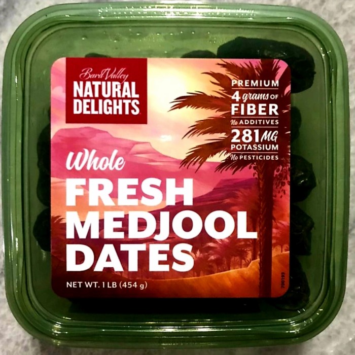 

KURMA MEDJOOL NATURAL DELIGHTS CALIFORNIA USA PREMIUM DATES 454 GRAM