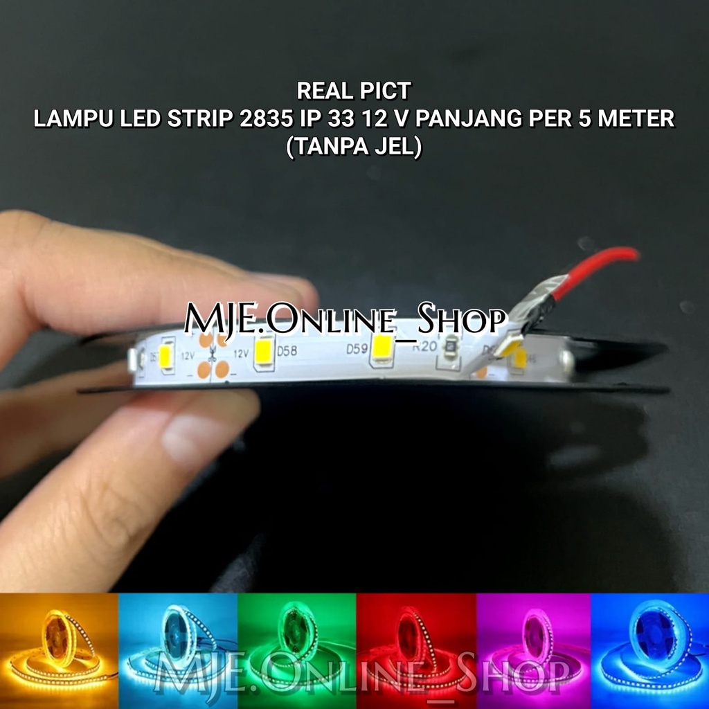 Jual Lampu Led Strip Volt Ip V Panjang Meter Lampu Dekorasi Indoor Shopee