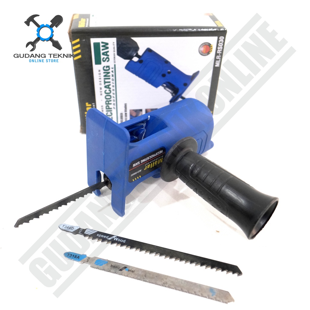 Adaptor Mesin BOR Ke GERGAJI JIGSAW XENON MOLLAR / Adapter Konektor BOR Jadi Reciprocating Jig Saw Potong Kayu