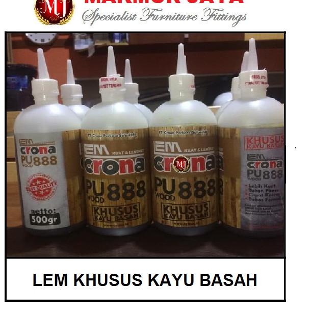 

Lem Kayu basah Crona PU Wood 888 500gram - 450gram