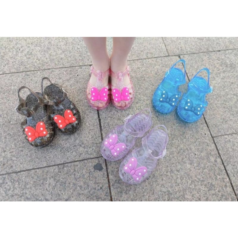 {COD} Sandal Sepatu Anak Import JELITA/Sandal Jelly Import/Sandal Sepatu Casual size 24-34