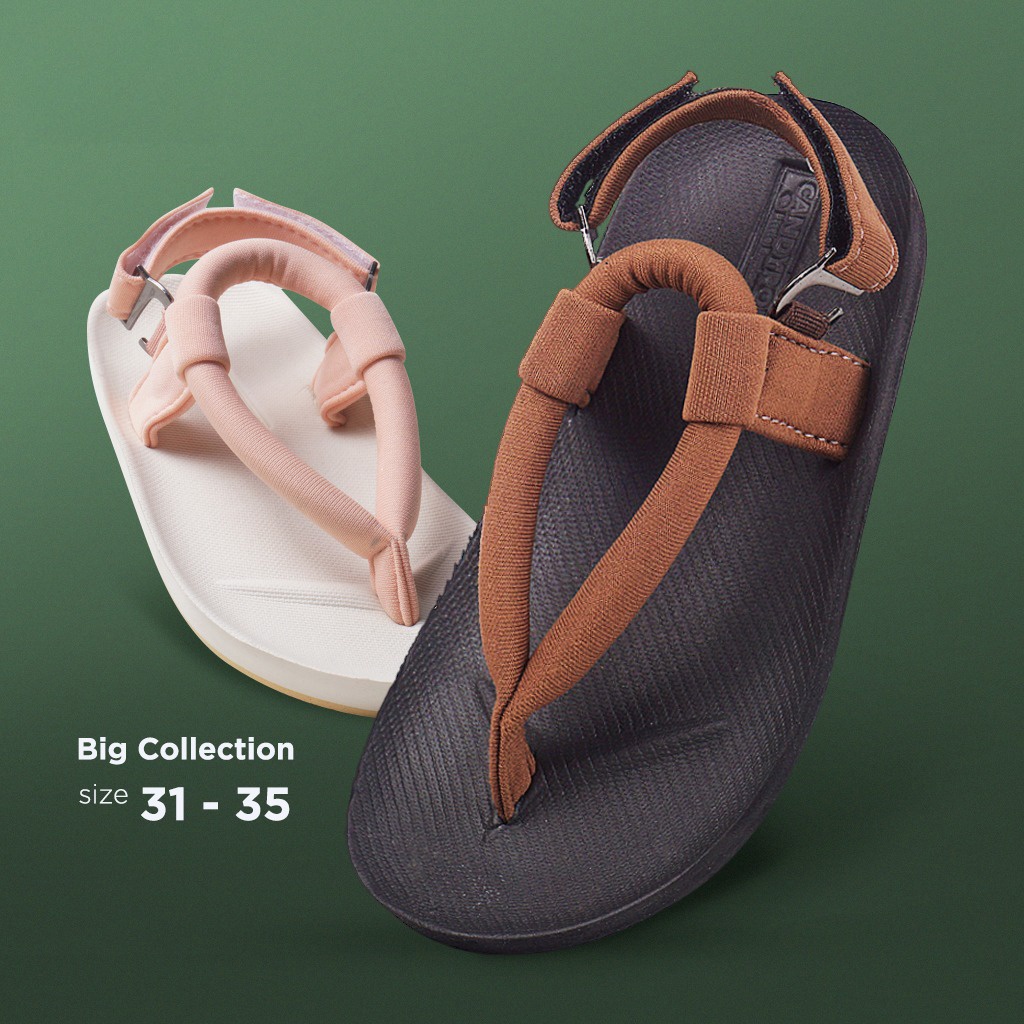 CANDYPOPS Venn Sandal Size 31 - 35 Sandal Anak Perempuan Usia 5 - 8 Tahun