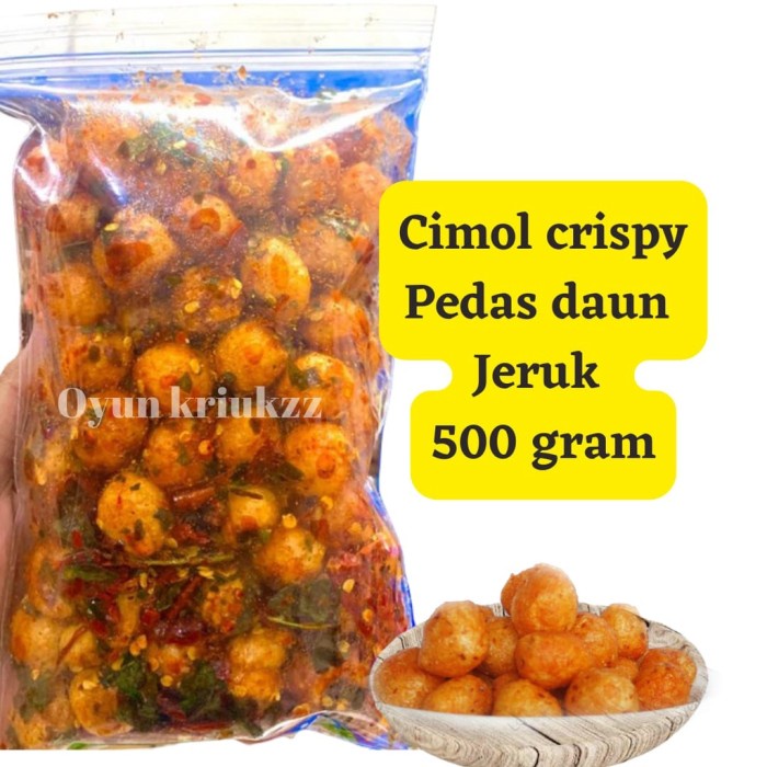 

NEW cimol pedas daun jeruk 500 gram - cimol pedas, 500 gram