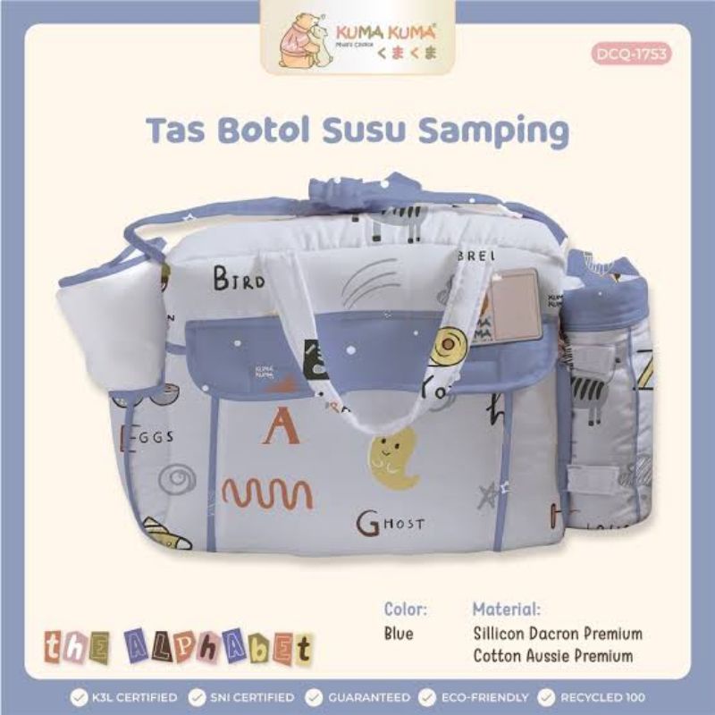 Kuma Tas Botol Set Tali Kur DCQ1753P / Tas Botol Susu / Tas Perlengkapan Bayi