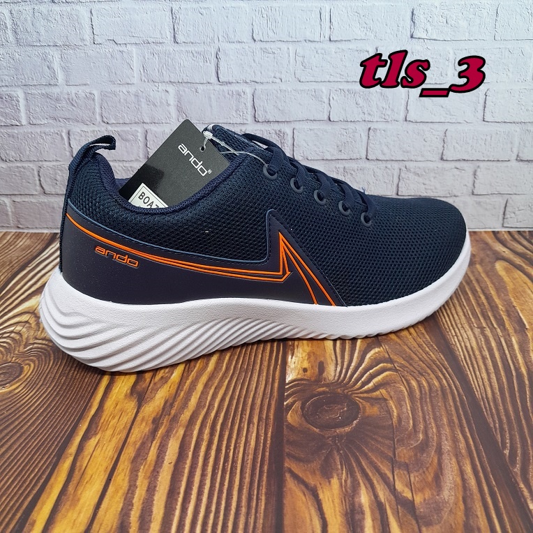 Sepatu Pria Ando Boaz 39-43 Sepatu Sneaker Laki Original