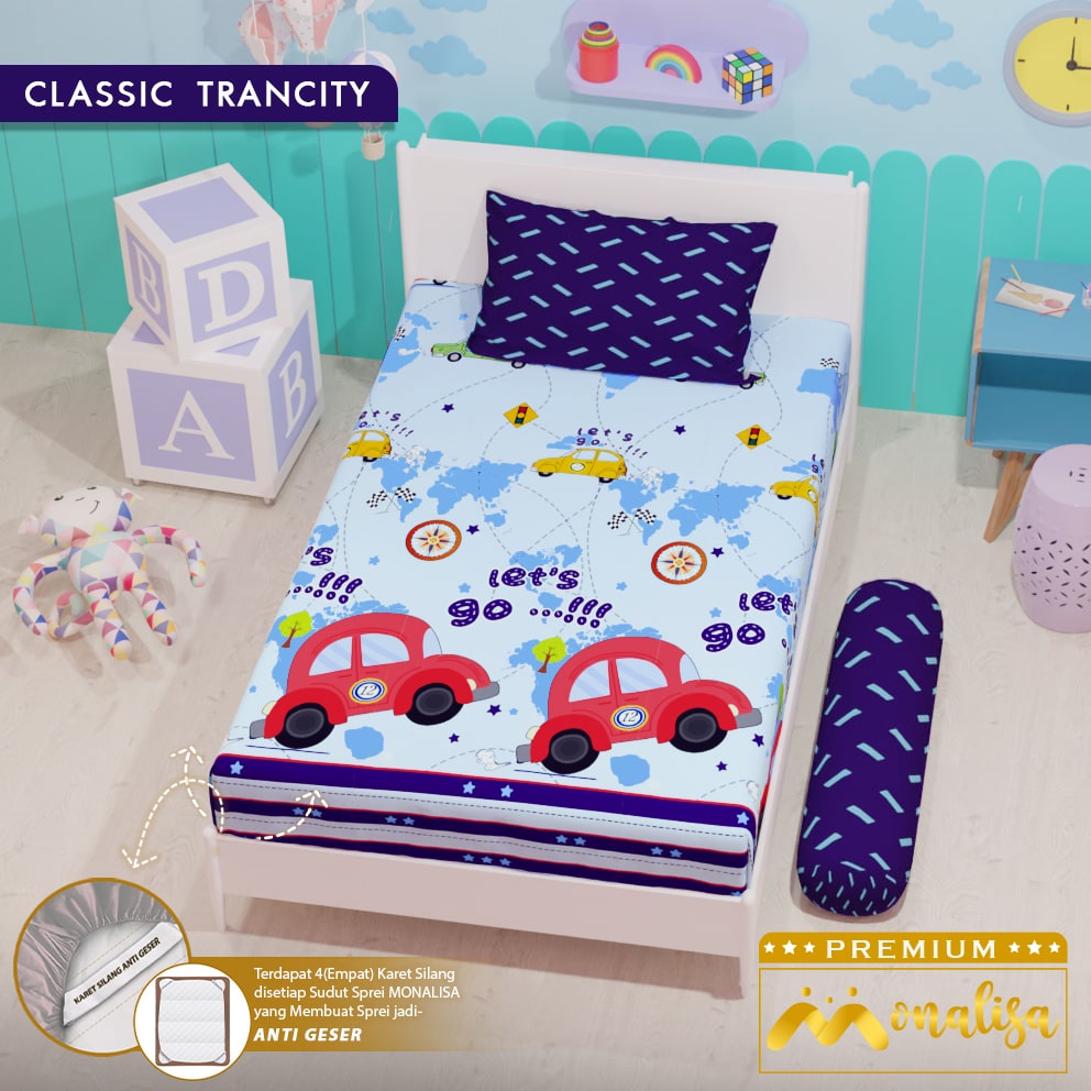 Monalisa Premium Sprei Uk 90/100/120 - Classic Trancity