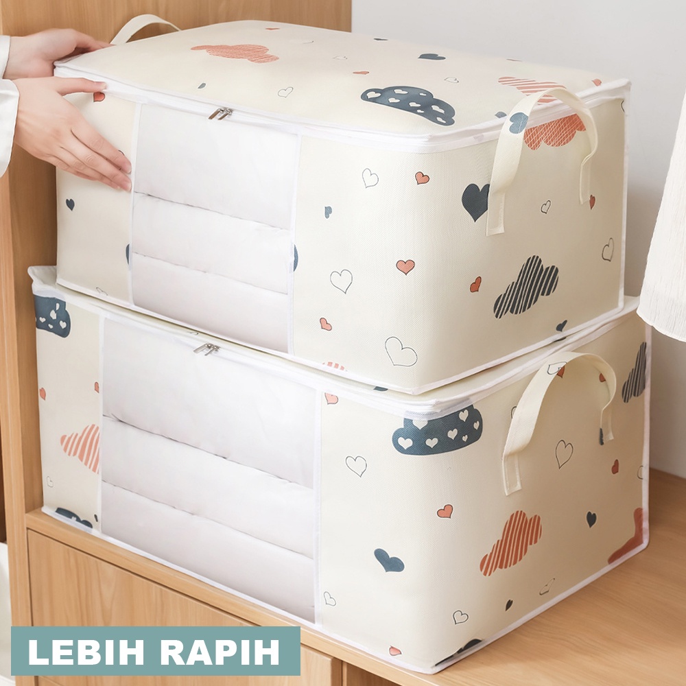 Tempat Penyimpanan Pakaian Selimut Bed Cover Organizer Serbaguna - TP014