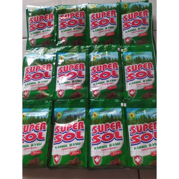 SUPER SOL KARBOL 25ML 1 DUS = 144 PCS [SWEETSPACE]