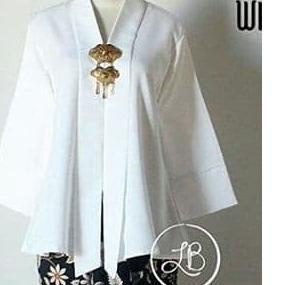 ATASAN KEBAYA FLOY MURAH HITAM MODERN - kebaya kartini