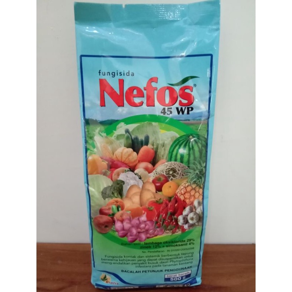 FUNGISIDA NEFOS 45 WP 500 GRAM